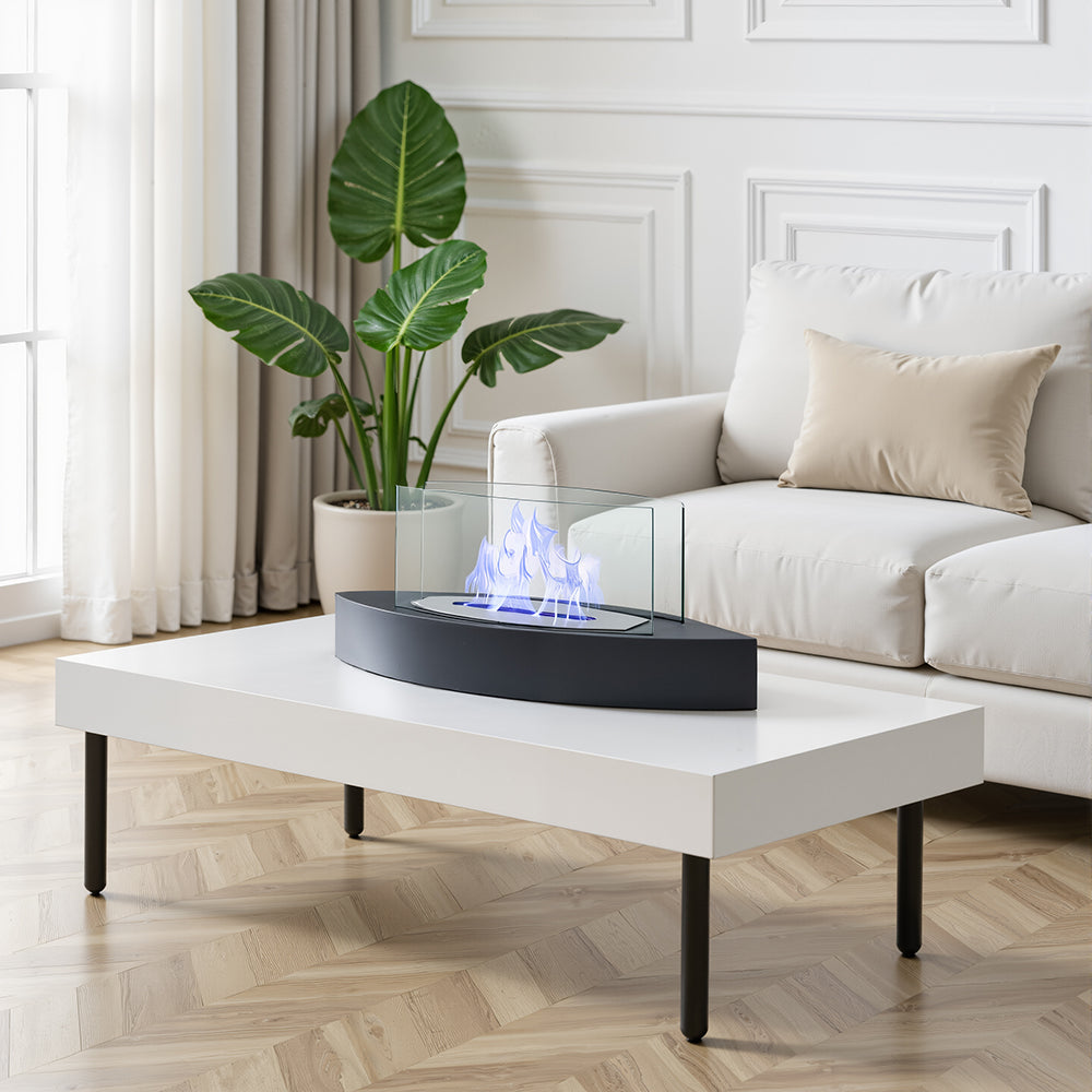 Unique Smokeless Stainless Steel Tabletop Ethanol Fireplace