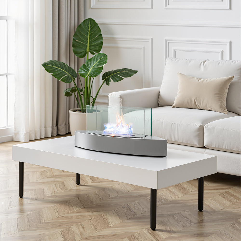 Unique Smokeless Stainless Steel Tabletop Ethanol Fireplace