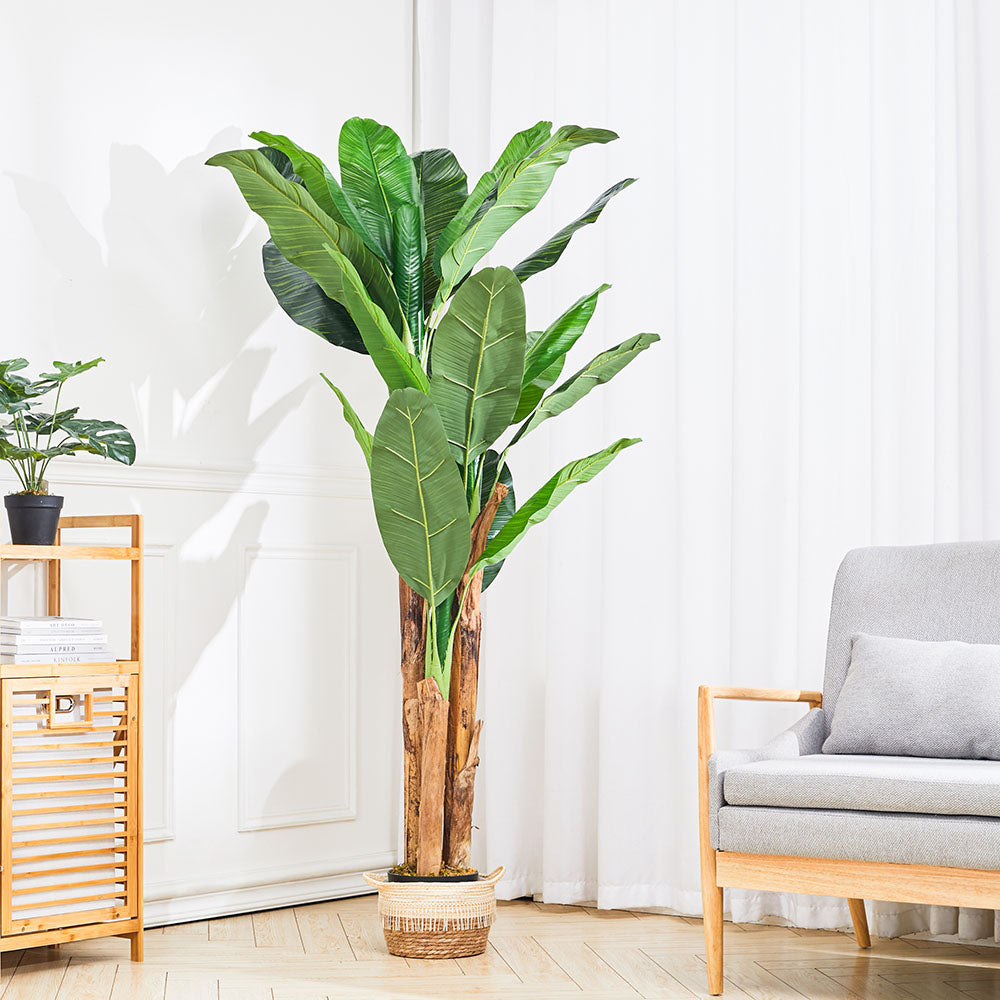 180cm Artificial Plant Fake Banana Tree in Pot