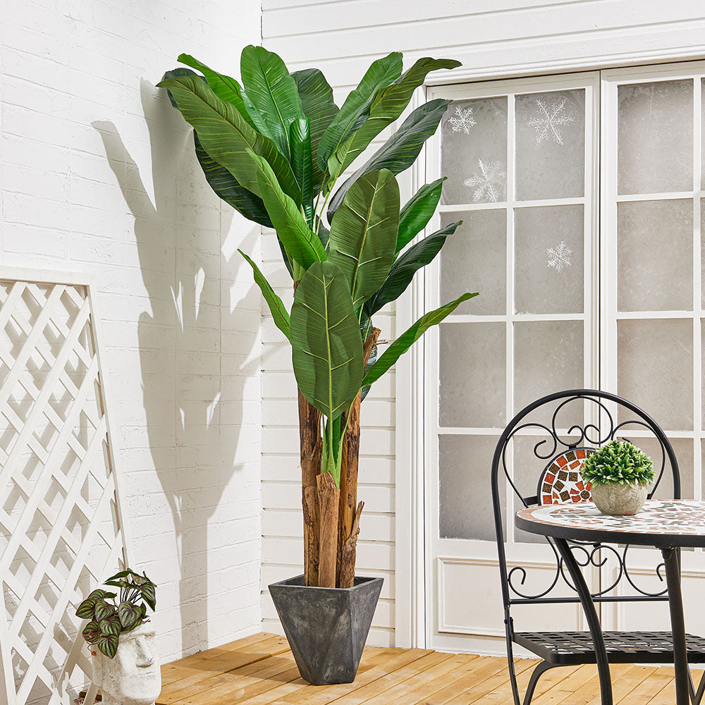 180cm Artificial Plant Fake Banana Tree In Pot Garden Sanctuary 180cm-artificial-plant-fake-banana-tree-in-pot-garden-sanctuary