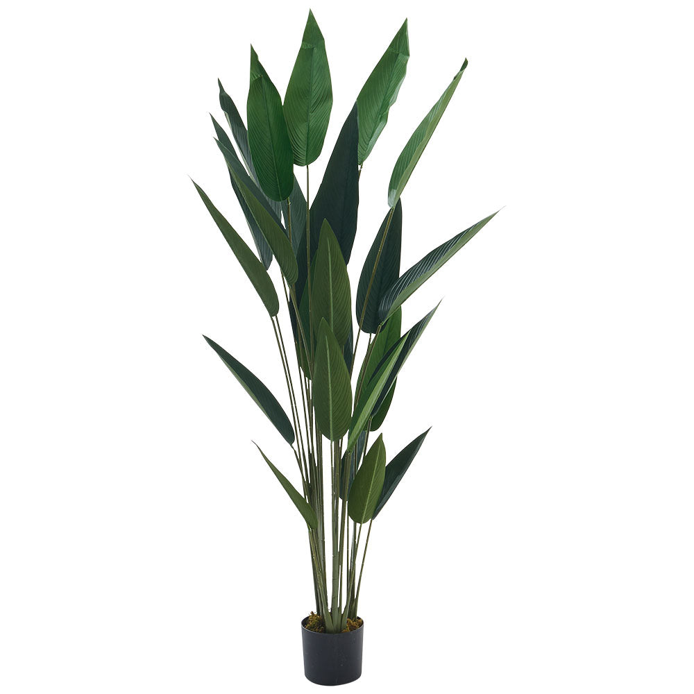 180cm Artificial Bird of Paradise Plant Fake Tropical Tree in Pot