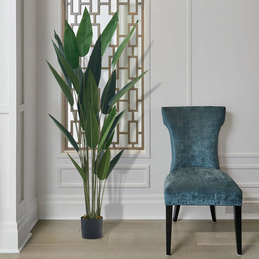 180cm Artificial Bird of Paradise Plant Fake Tropical Tree in Pot