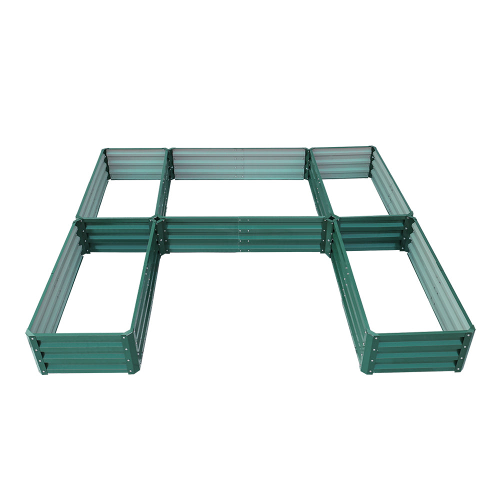 5 Compartments U-shaped Raised Garden Bed