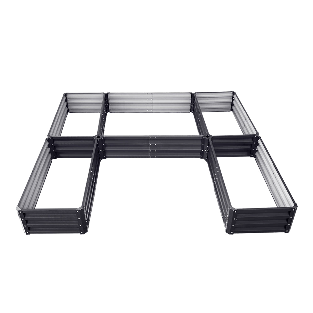 5 Compartments U-shaped Raised Garden Bed