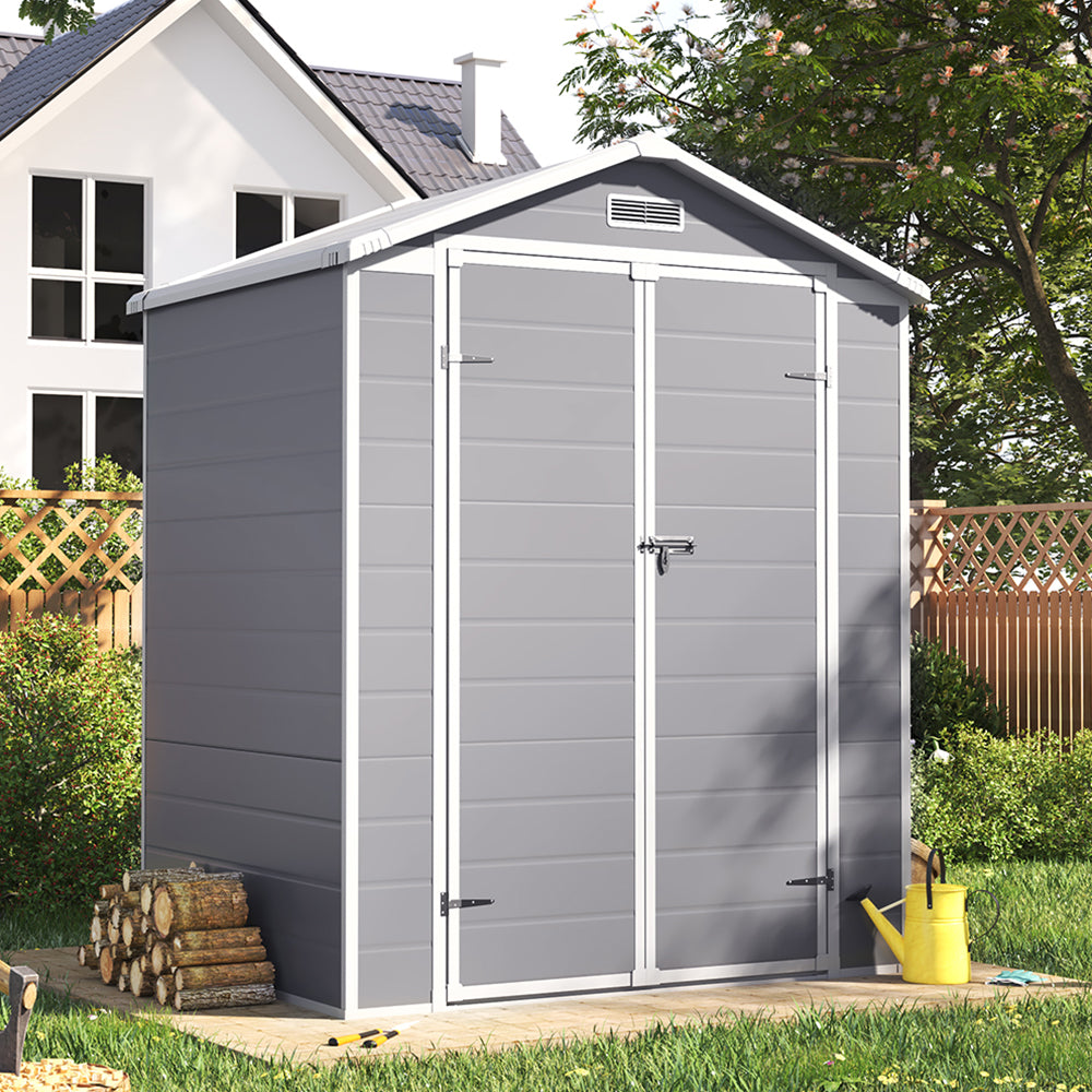 181CM Wide Plastic Garden Storage Shed