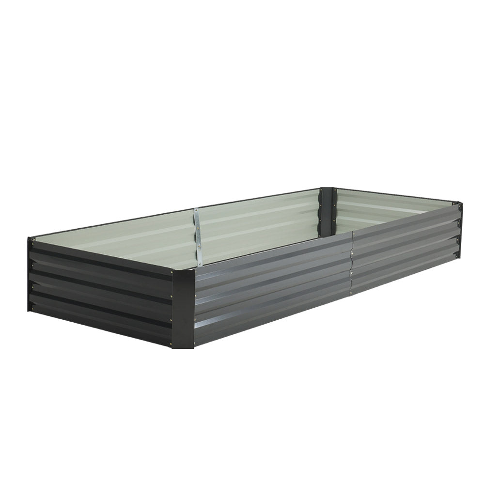 Outdoor Rectangular Metal Raised Garden Bed