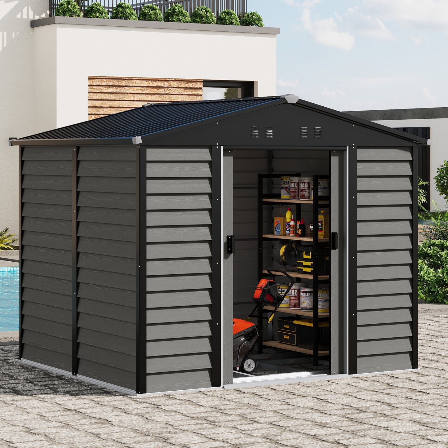 7 x 6FT Outdoor Garden Storage Shed