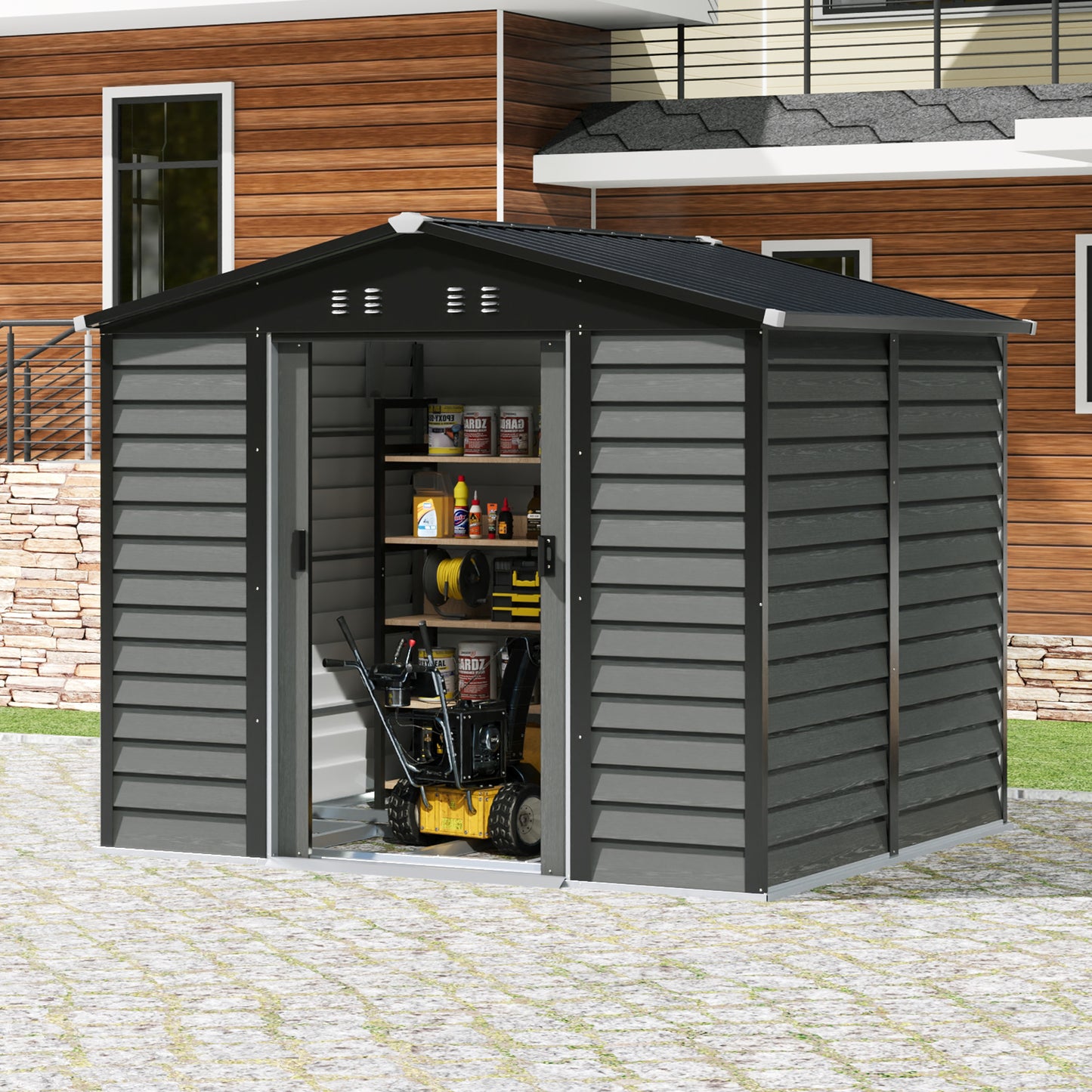 7 x 6FT Outdoor Garden Storage Shed