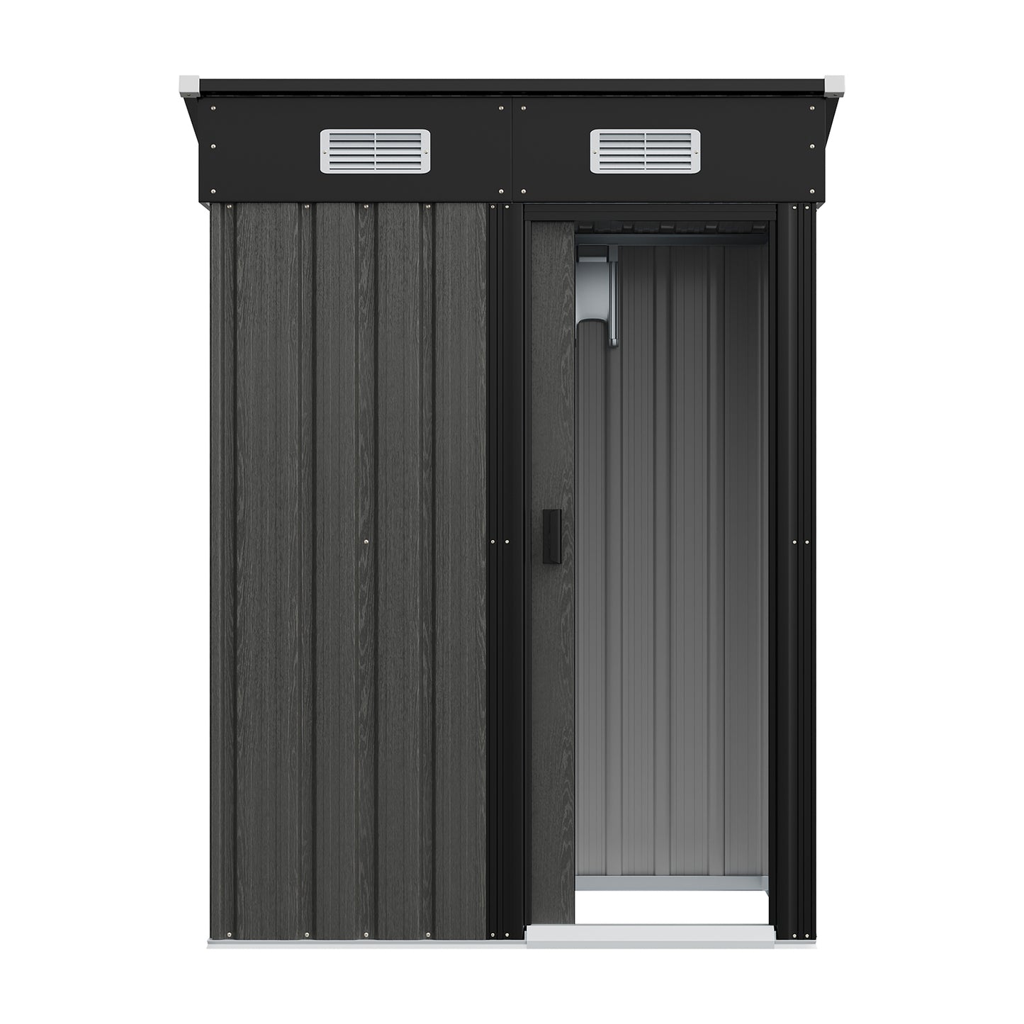 4 x 4FT Outdoor Metal Garden Storage Shed