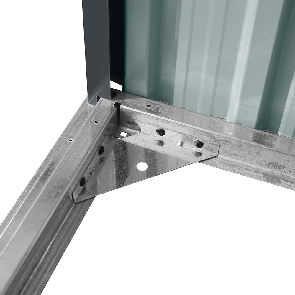 Outdoor Galvanized Steel Storage Shed