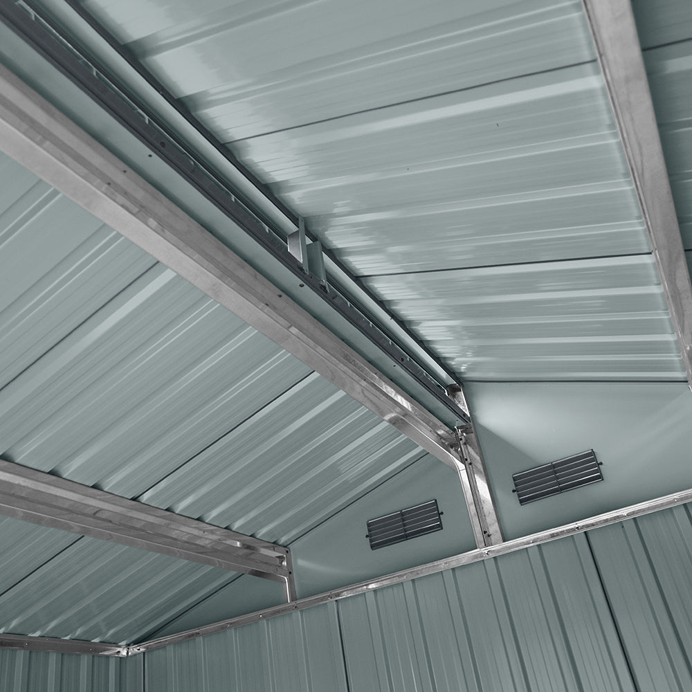 Outdoor Galvanized Steel Storage Shed