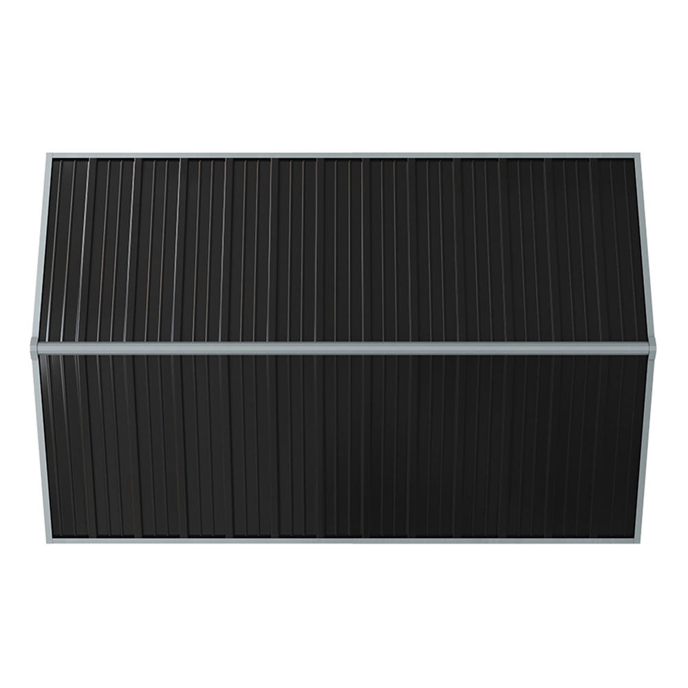 6*8ftMetal Apex Roof Garden Shed
