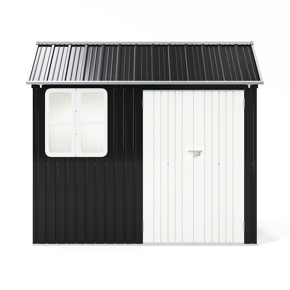 6*8ftMetal Apex Roof Garden Shed