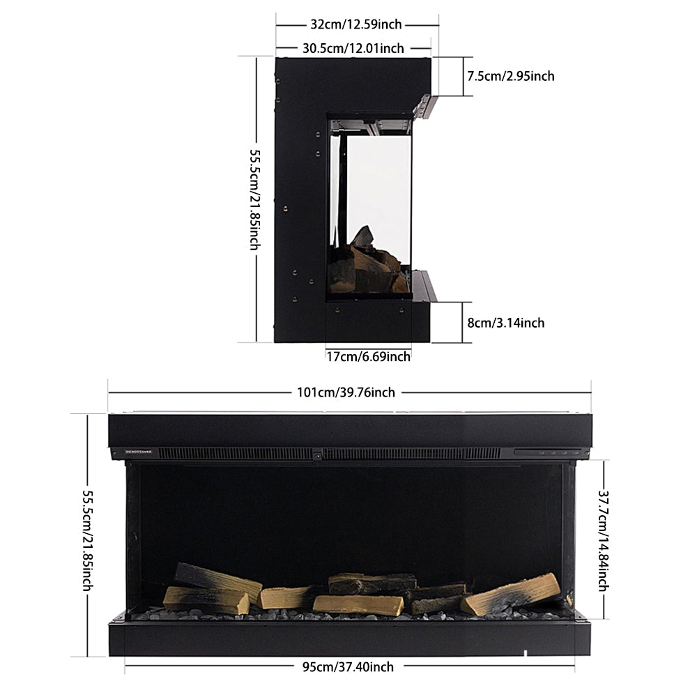 Functional and Aesthetic Electric Fireplace