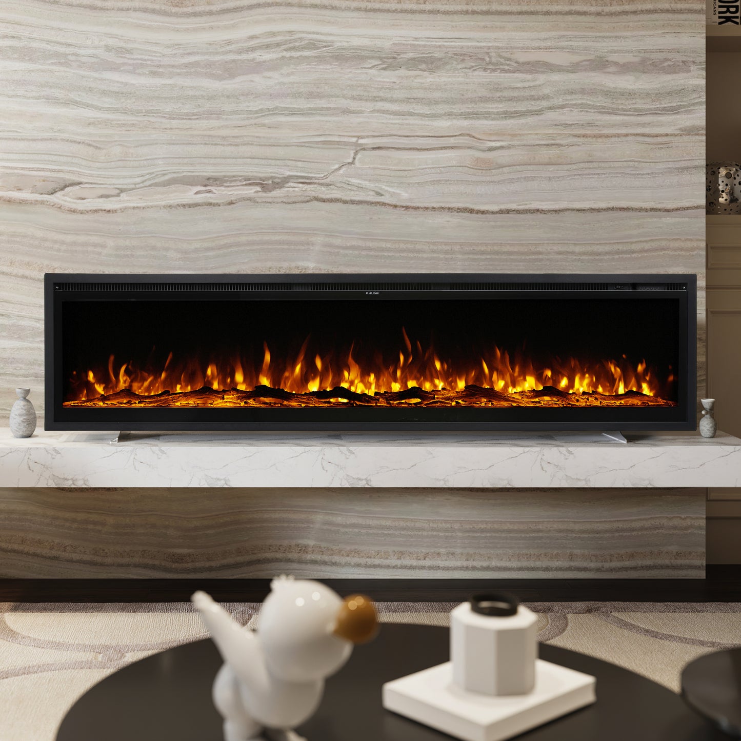 186cm Electric Fireplace with Remote Control
