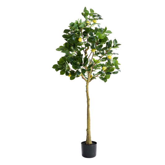 Artificial Lemon Tree Potted Plant Home Decoration