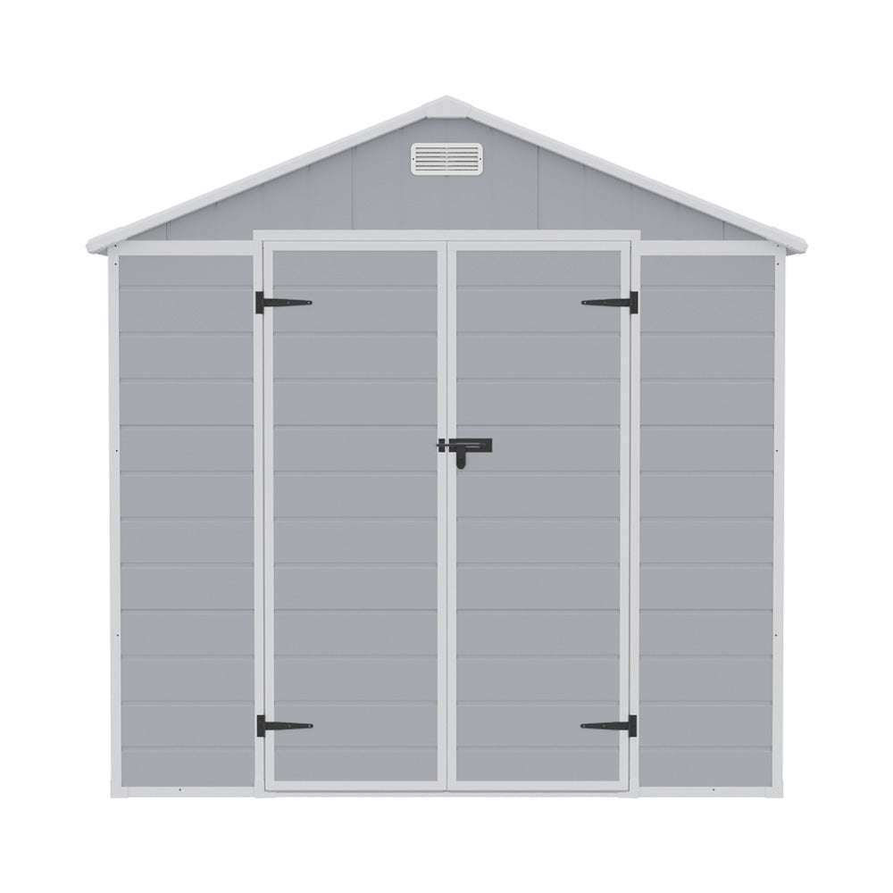 8x4ft Garden PP Tool Shed Outdoor Patio Storage House