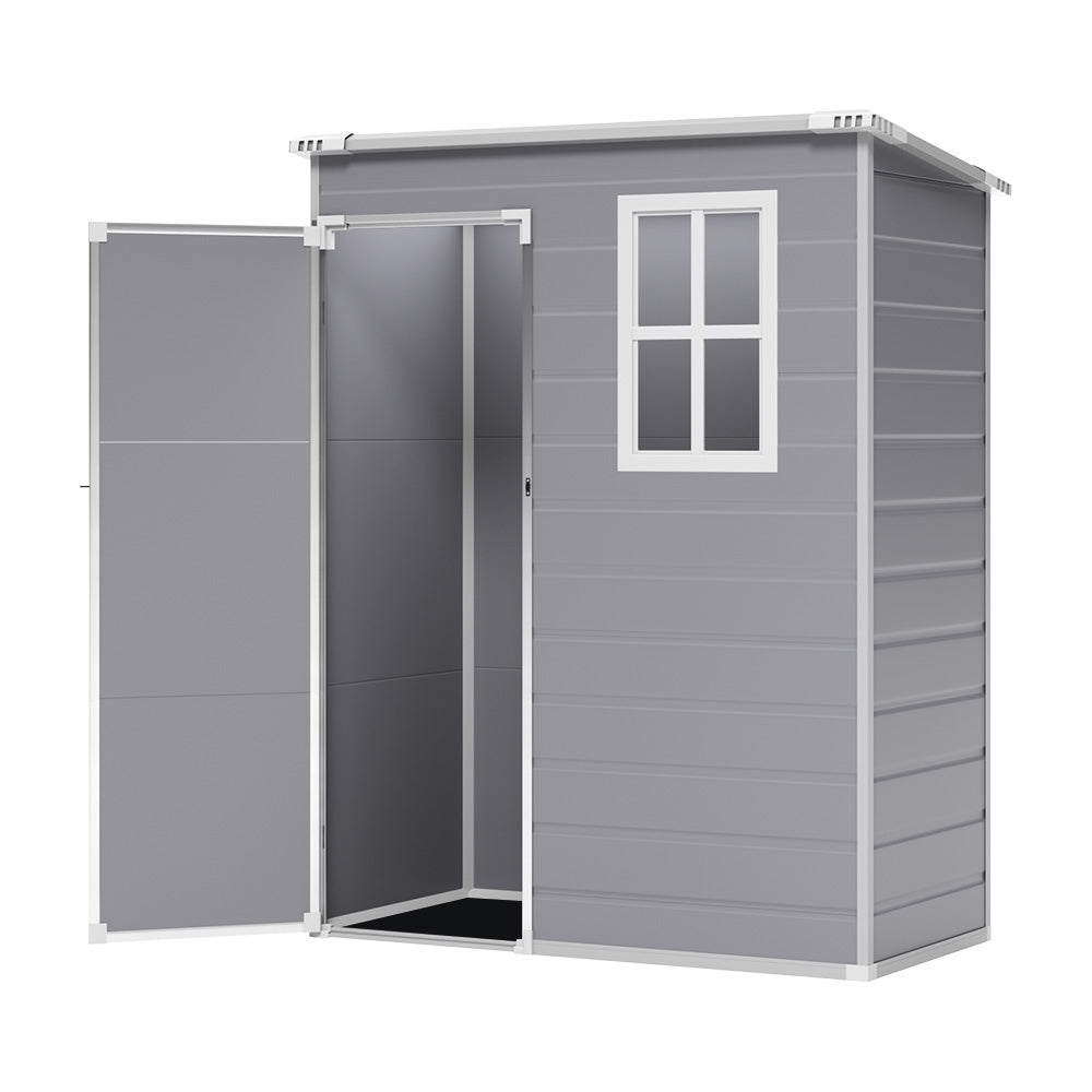 5X3FT Outdoor Plastic Garden Storage Shed