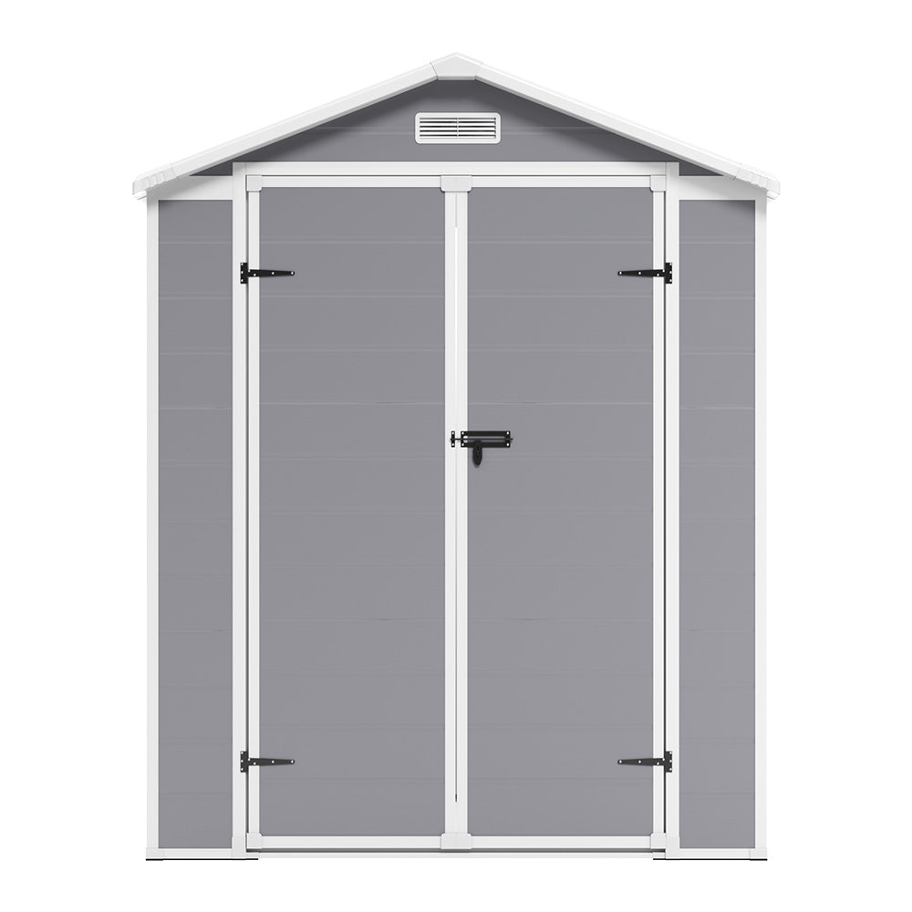 5X4FT Outdoor Plastic Garden Storage Shed