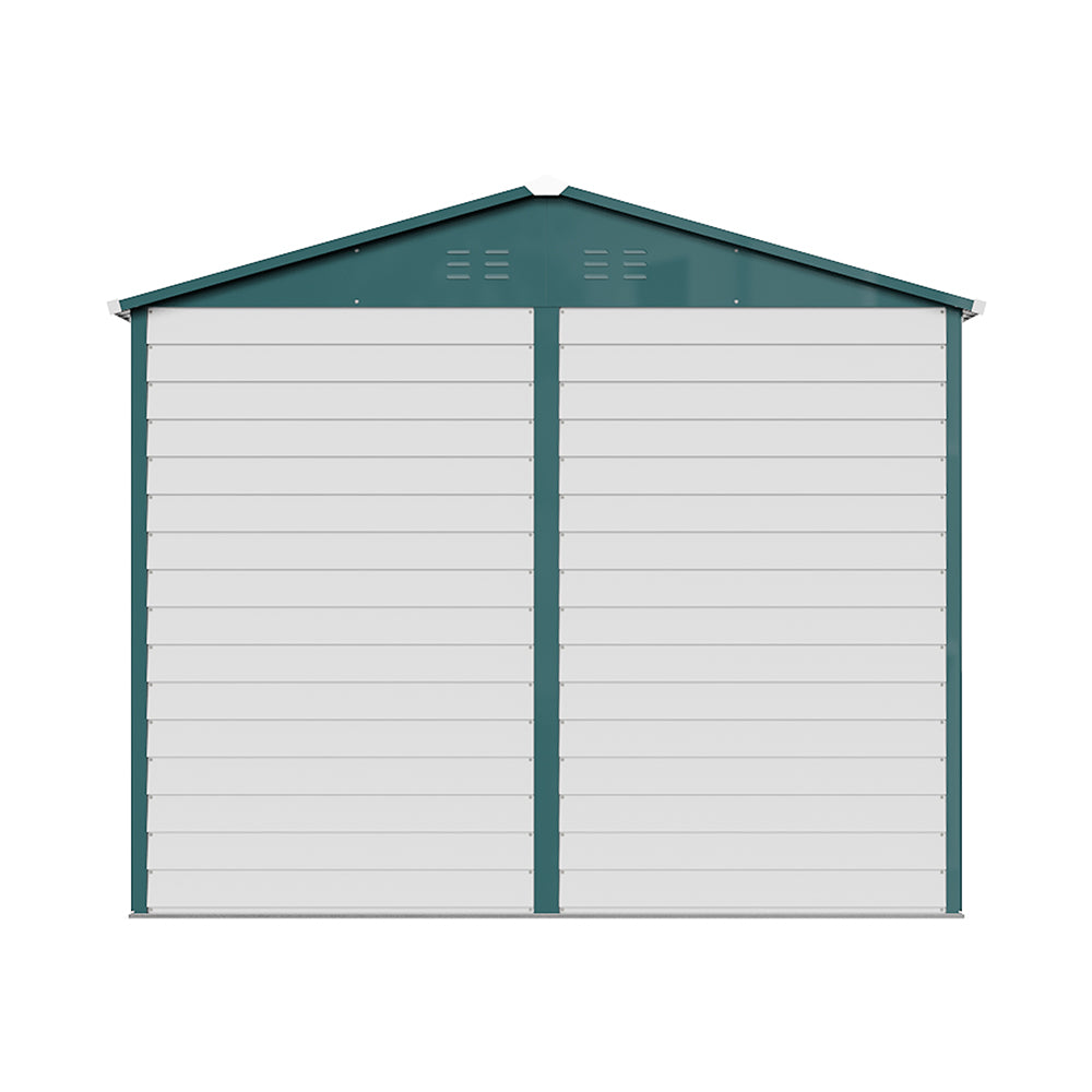 8x5.7FT Metal Apex Roof Garden Storage Shed