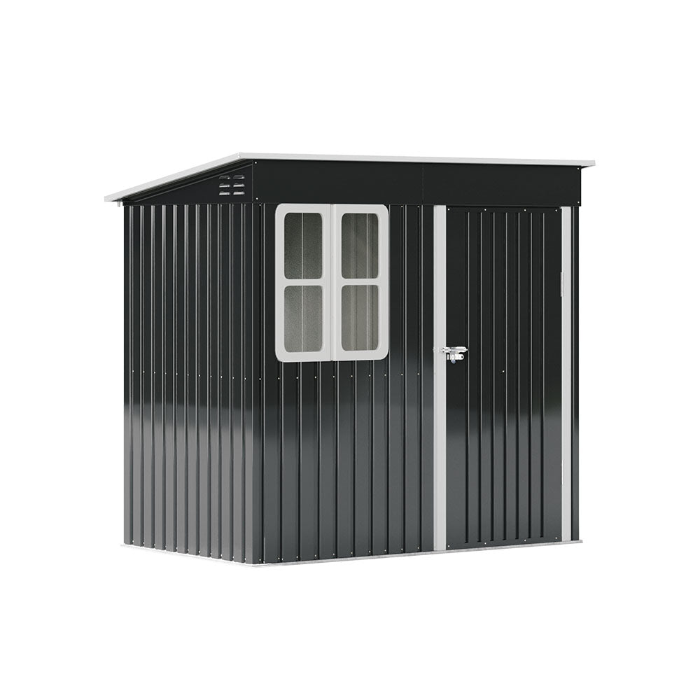 7X4FT Outdoor Metal Garden Storage Shed