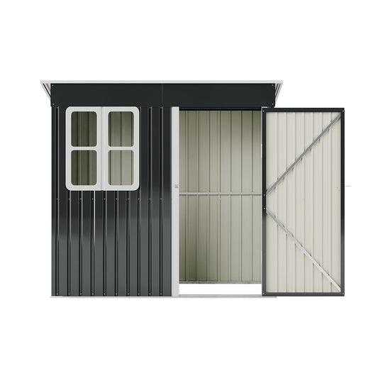 7X4FT Outdoor Metal Garden Storage Shed