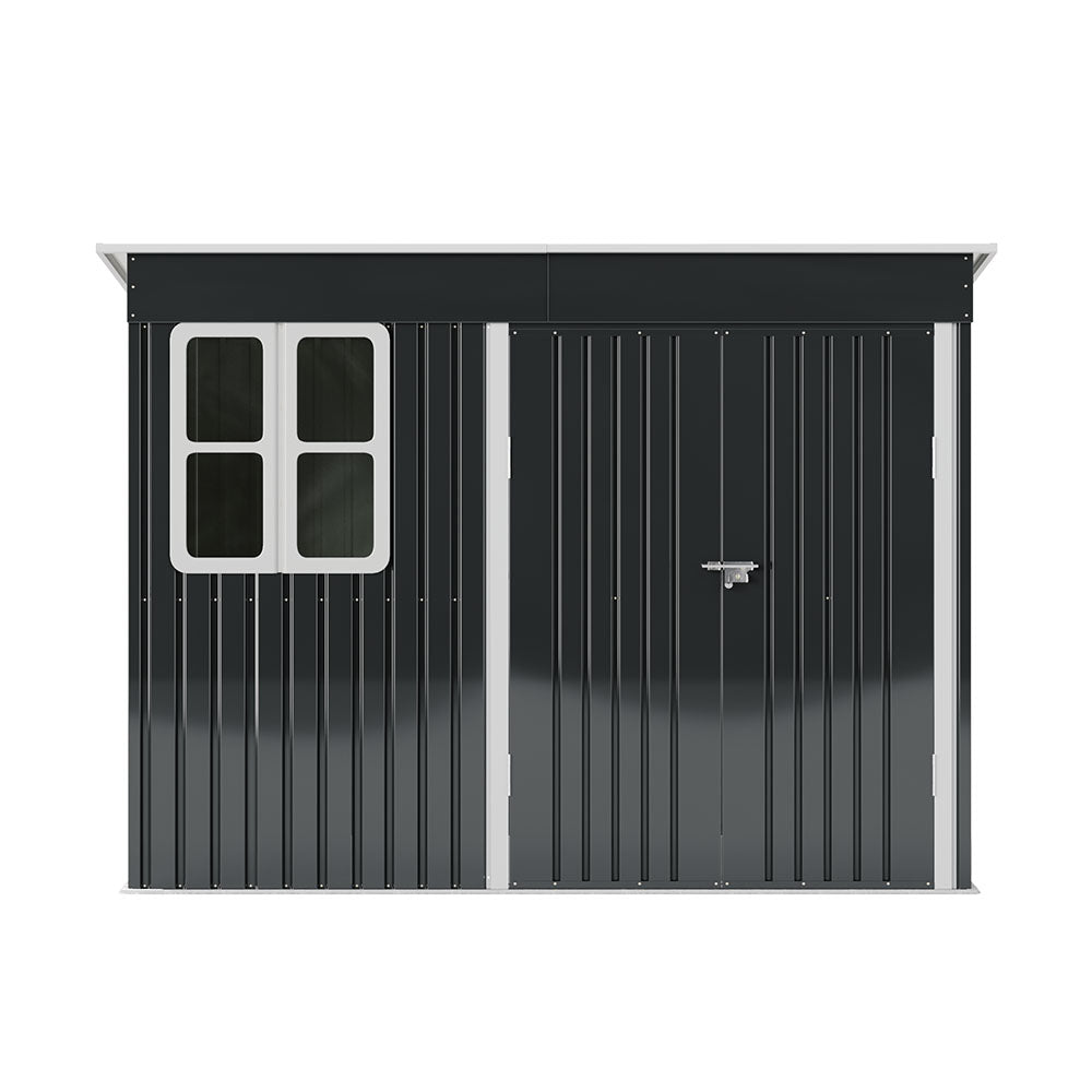 9X6FT Outdoor Metal Garden Storage Shed