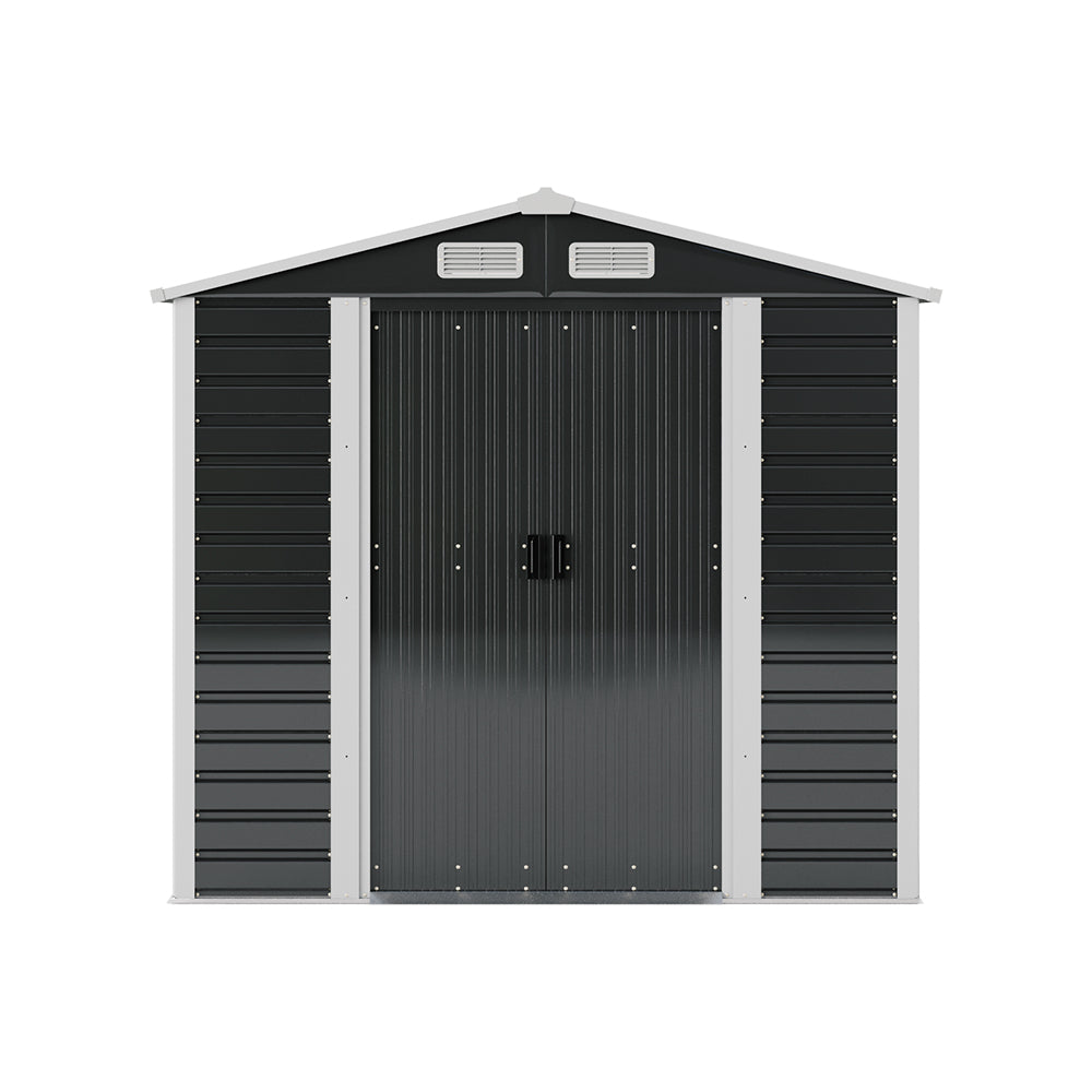 4X7FT Outdoor Metal Garden Storage Shed