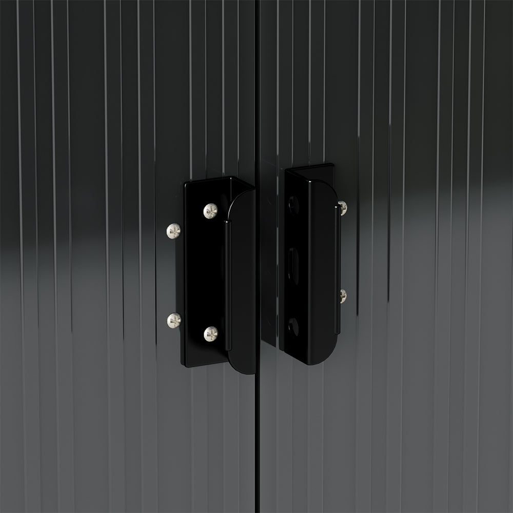 4X7FT Outdoor Metal Garden Storage Shed