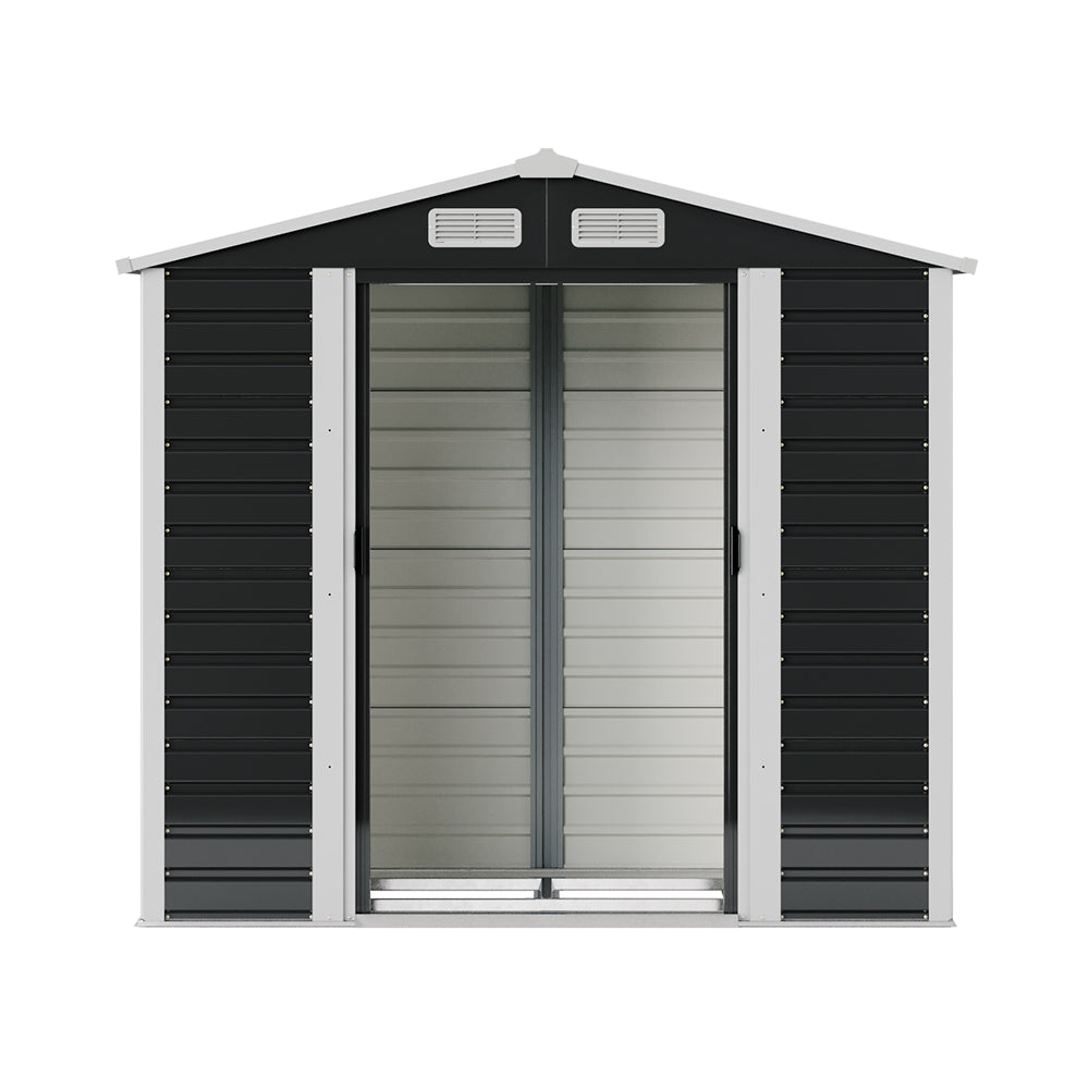 4X7FT Outdoor Metal Garden Storage Shed