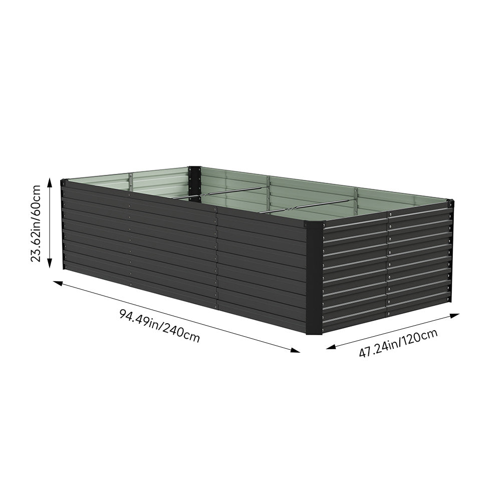 Large Metal Raised Garden Bed