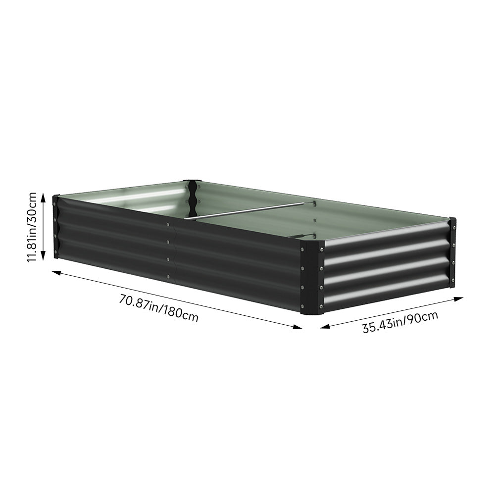 Large Metal Raised Garden Bed