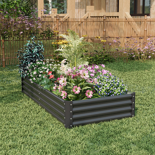 Large Metal Raised Garden Bed