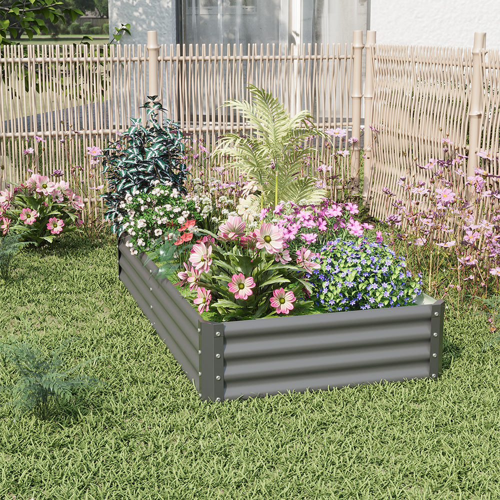Large Metal Raised Garden Bed