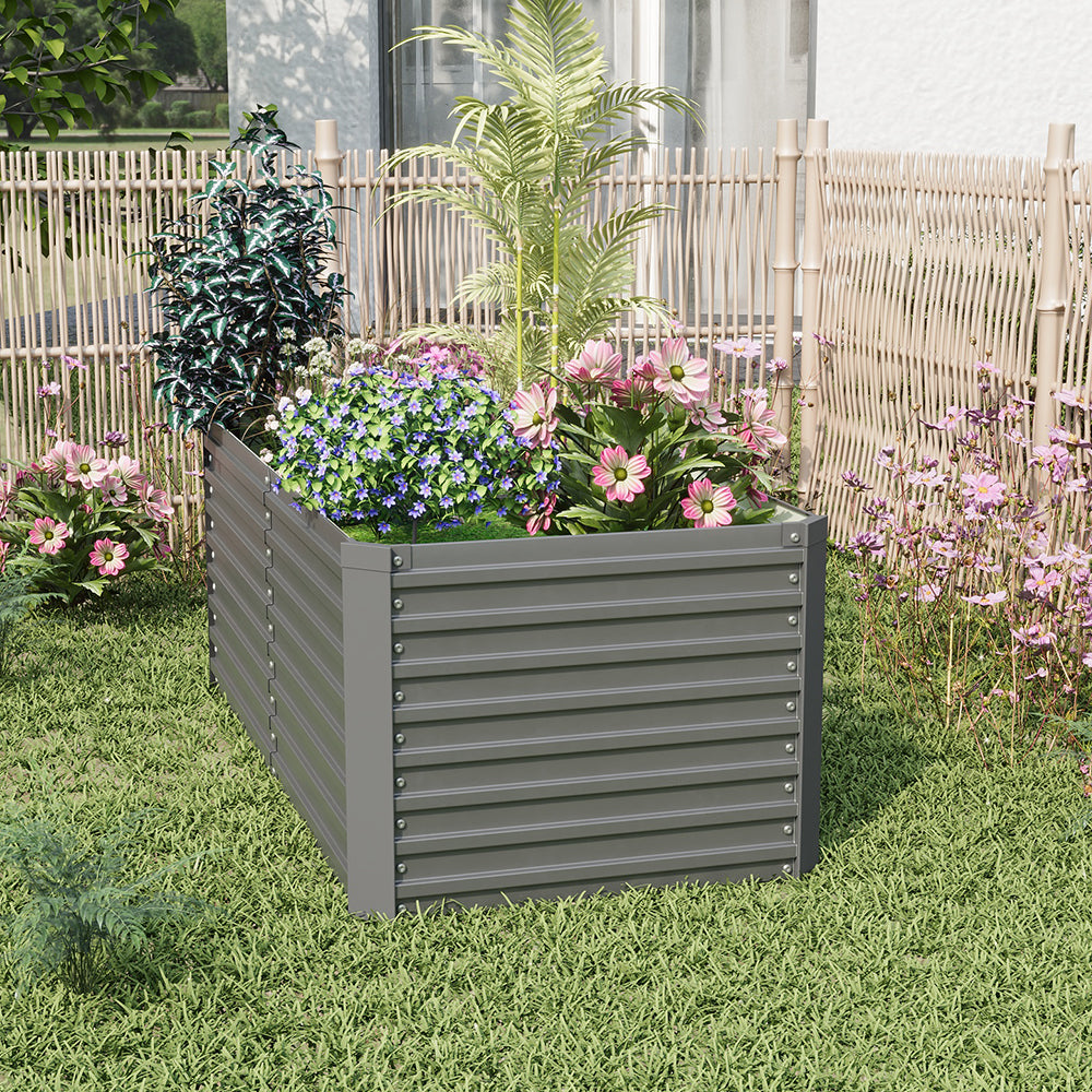 Elegant raised garden bed