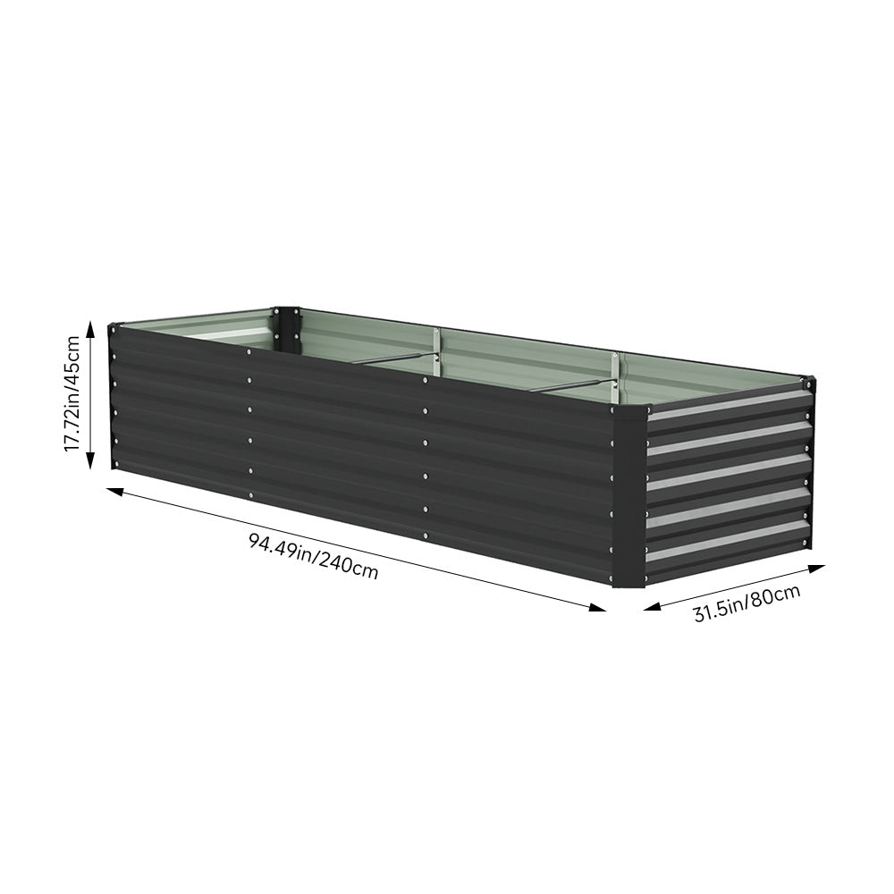 Elegant raised garden bed