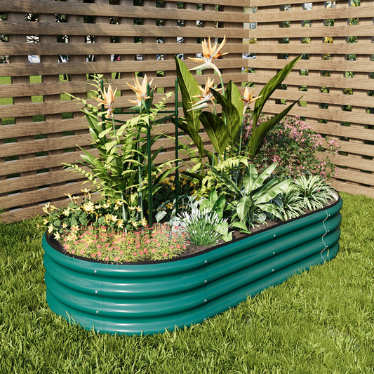 Durable Galvanized Steel Raised Bed