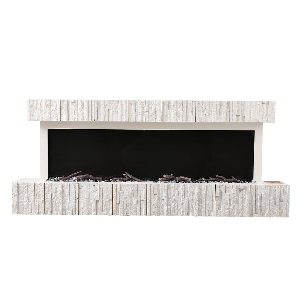Wall Mounted Electric Fireplace with Remote Control