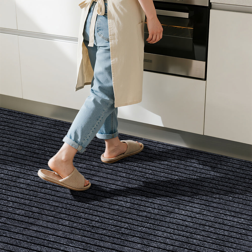 Non-Slip Striped Floor Mat Rubber Door Mat