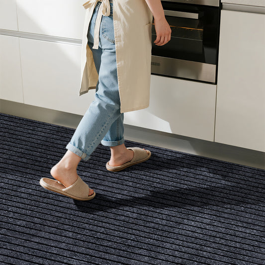 Non-Slip Striped Floor Mat Rubber Door Mat