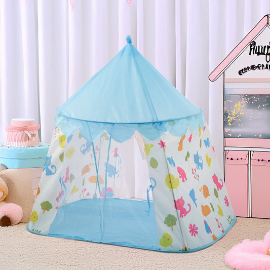 Light Blue Indoor Play Tent for Kids
