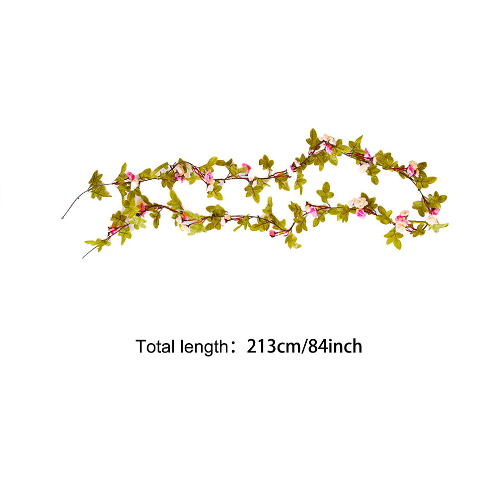 7FT Light Pink Artificial Rose Vine Hanging Flower Garland