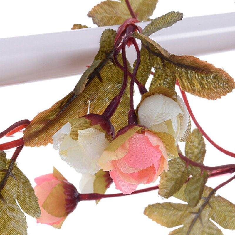 7FT Light Pink Artificial Rose Vine Hanging Flower Garland