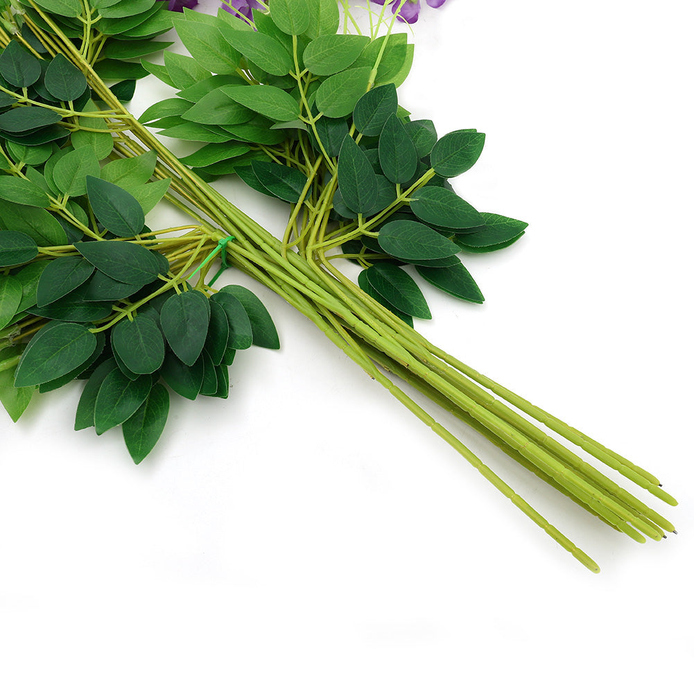 12pcs Artificial Purple Wisteria Hanging Vines