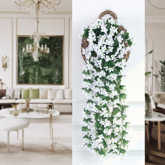 Decorative Wall Hanging Artificial Violet Vine Plant
