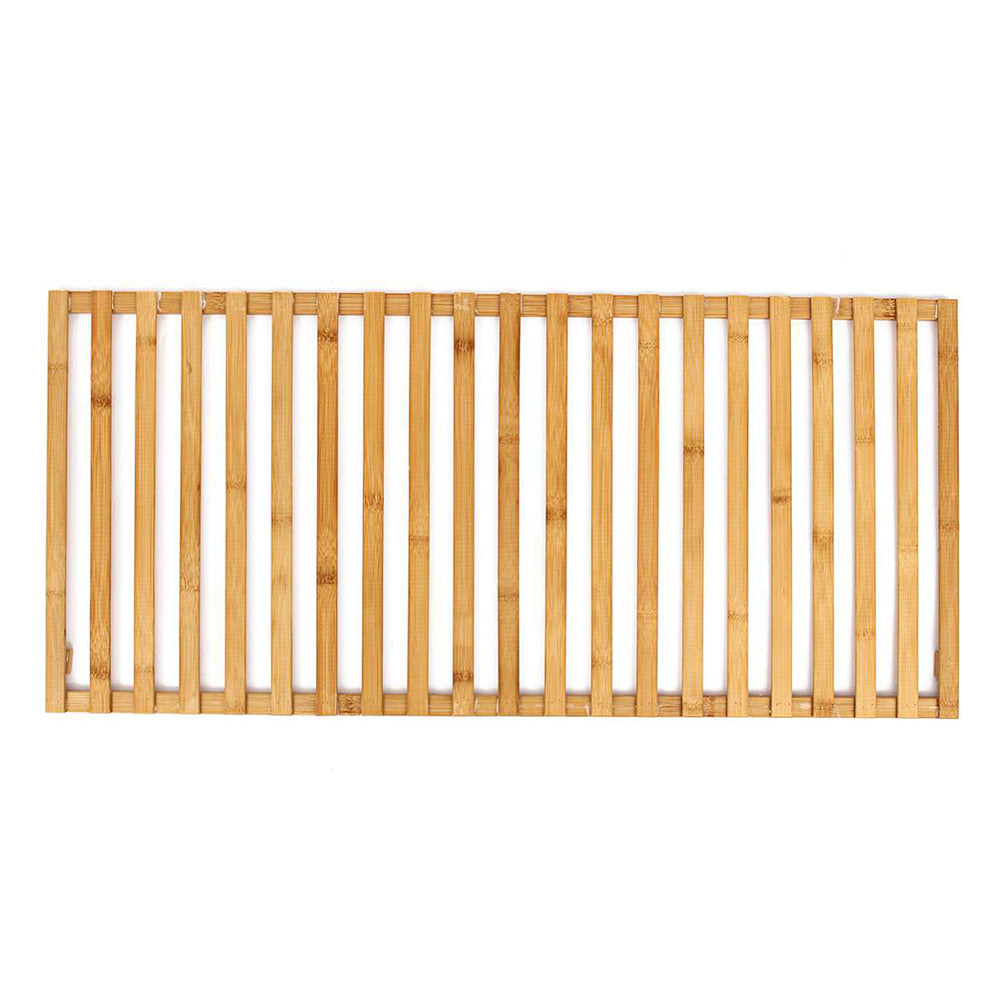 3-Tier Foldable Wooden Ladder Shelf Natural