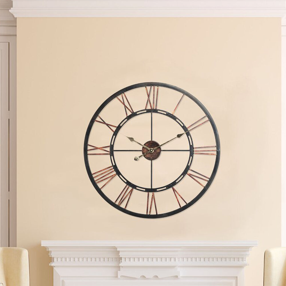 Large Vintage Silent Decorative Wall Clock