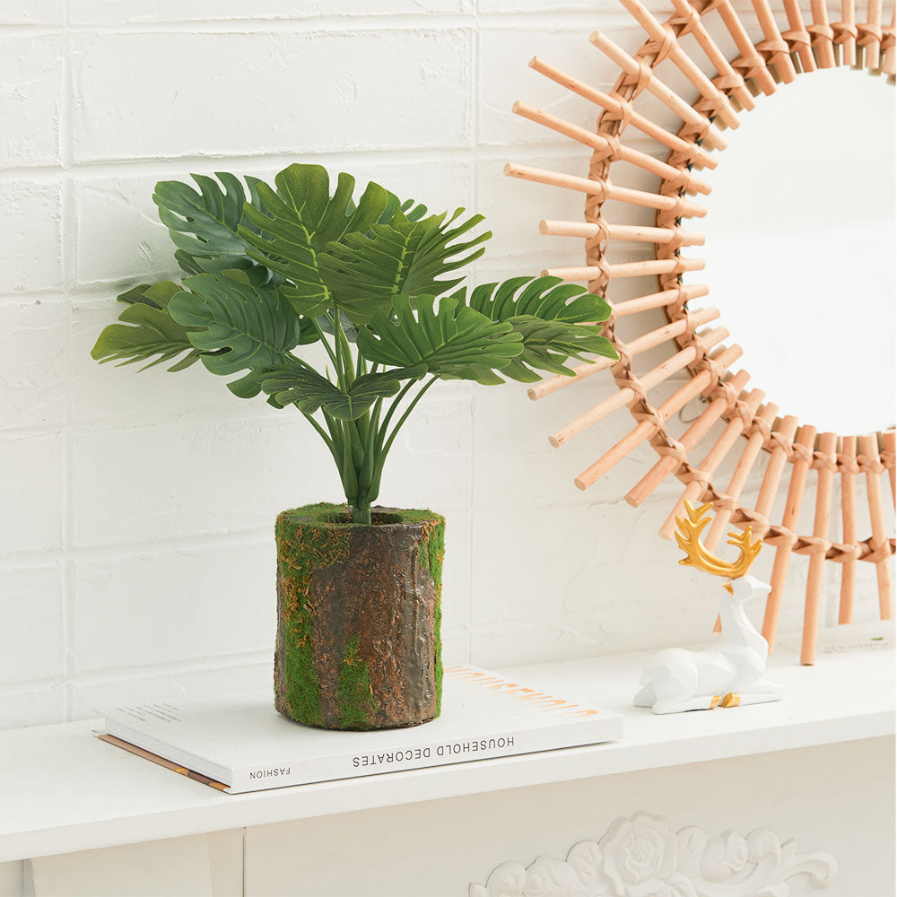 Simulation Turtle Back Leaf Plant Potted Ornament