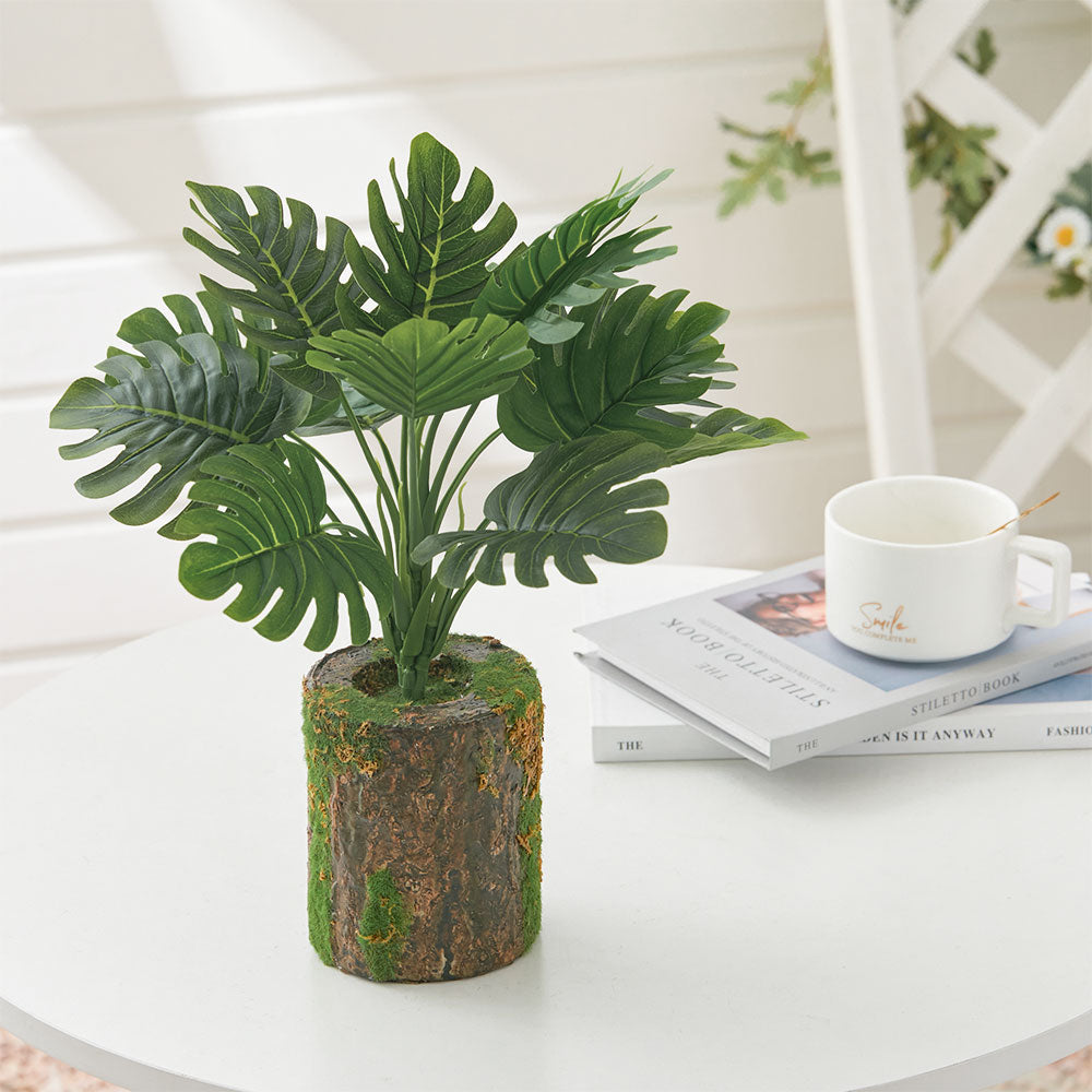 Simulation Turtle Back Leaf Plant Potted Ornament