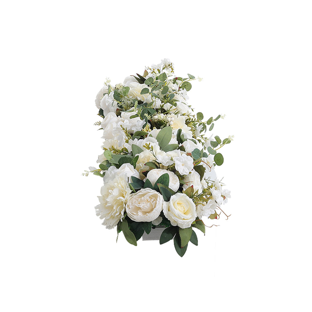 Peony Rose Wedding Aisle Flowers Artificial Silk Row Decor